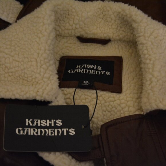 Sherpa Trimmed Bomber Winter Coat - Picture 14 of 14